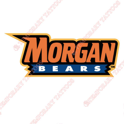 Morgan State Bears Customize Temporary Tattoos Stickers NO.5206